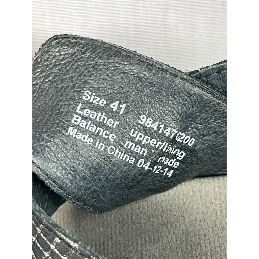 Dansko Excellent Used Sophie Slide Sandals Women 41/10.5 Pewter Metallic Wedge